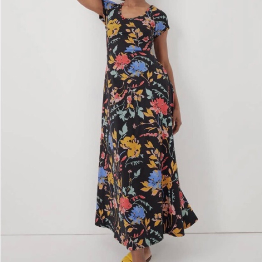 Pact Fit&Flare Cross Back dress